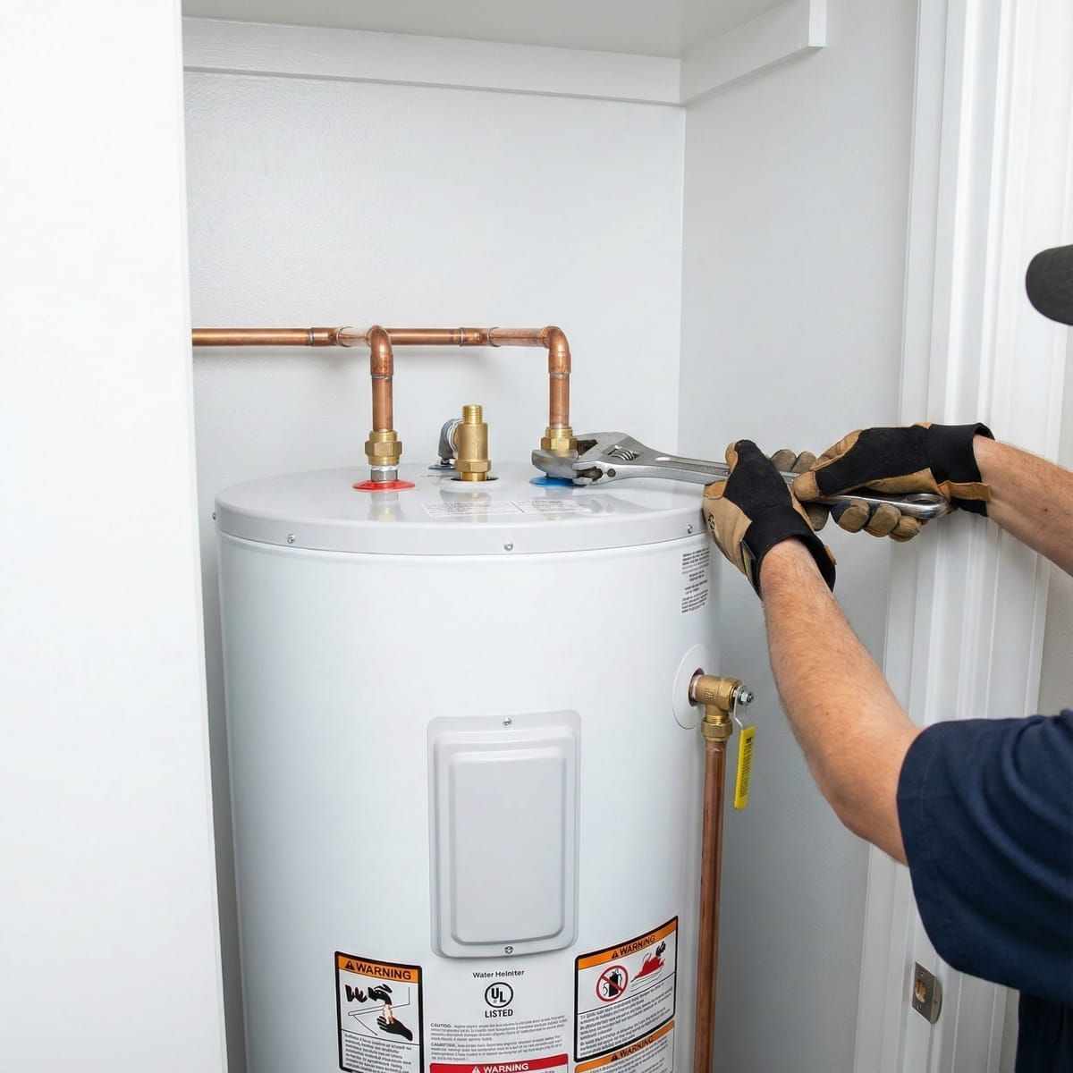 Professional water heater installation in San Diego