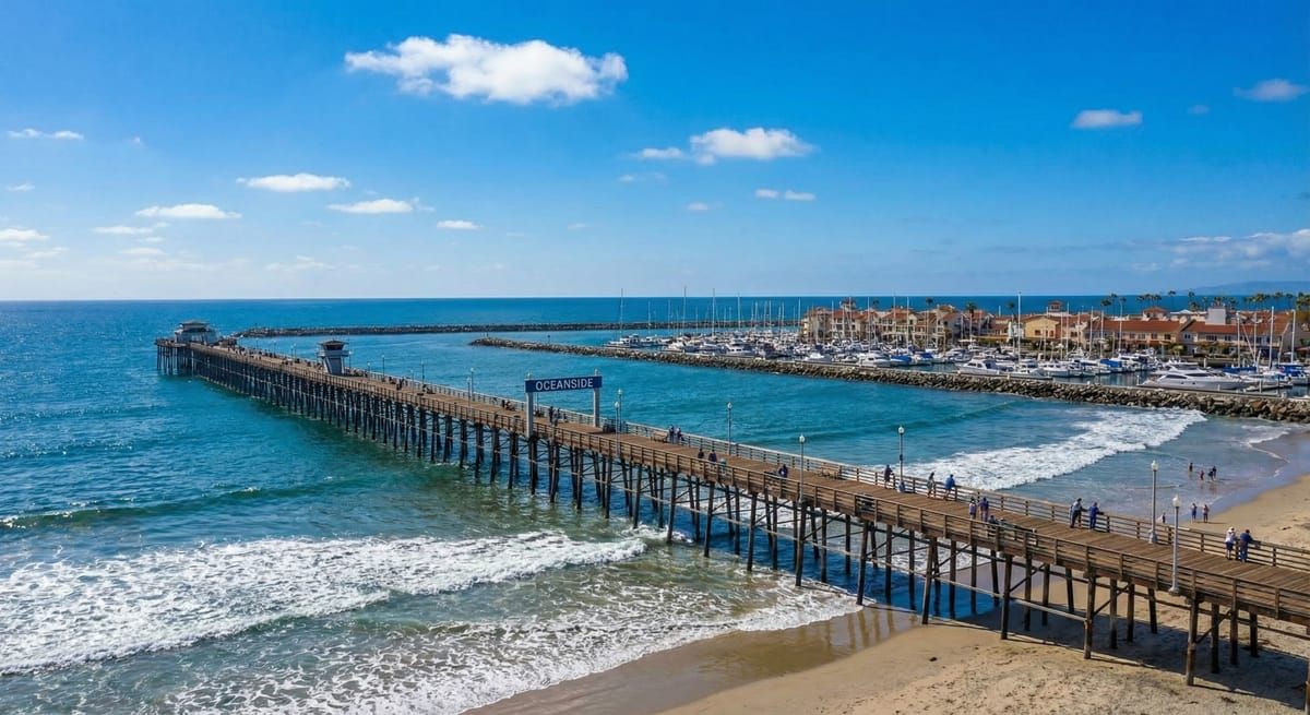 Oceanside, San Diego - Water heater service area