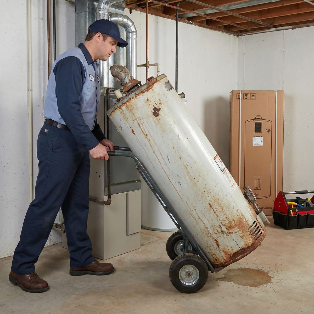 Water heater replacement service in San Diego