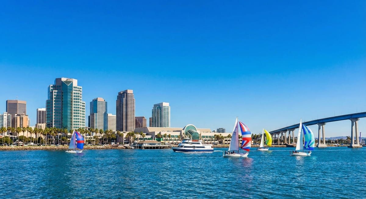 San Diego skyline - Water heater service across San Diego County